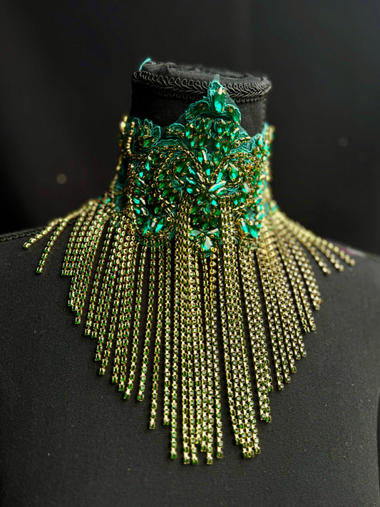 Rhinestone Fringe Trim