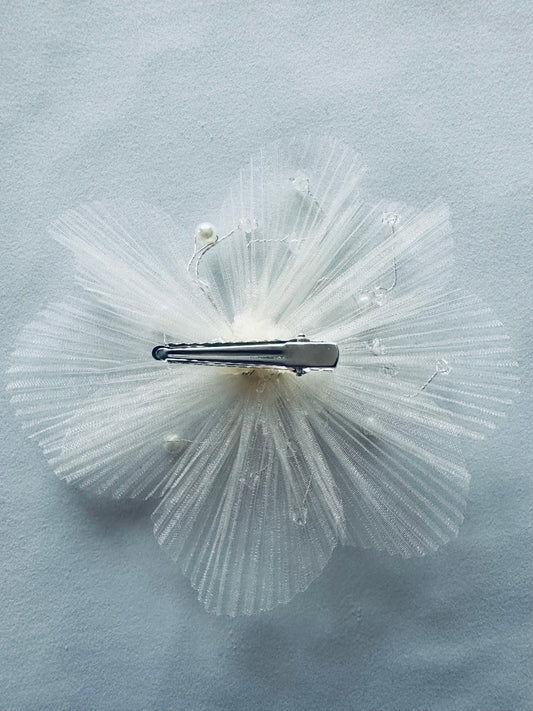 3D Net Flower Hair Clip