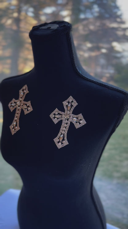 Rhinestone Cross